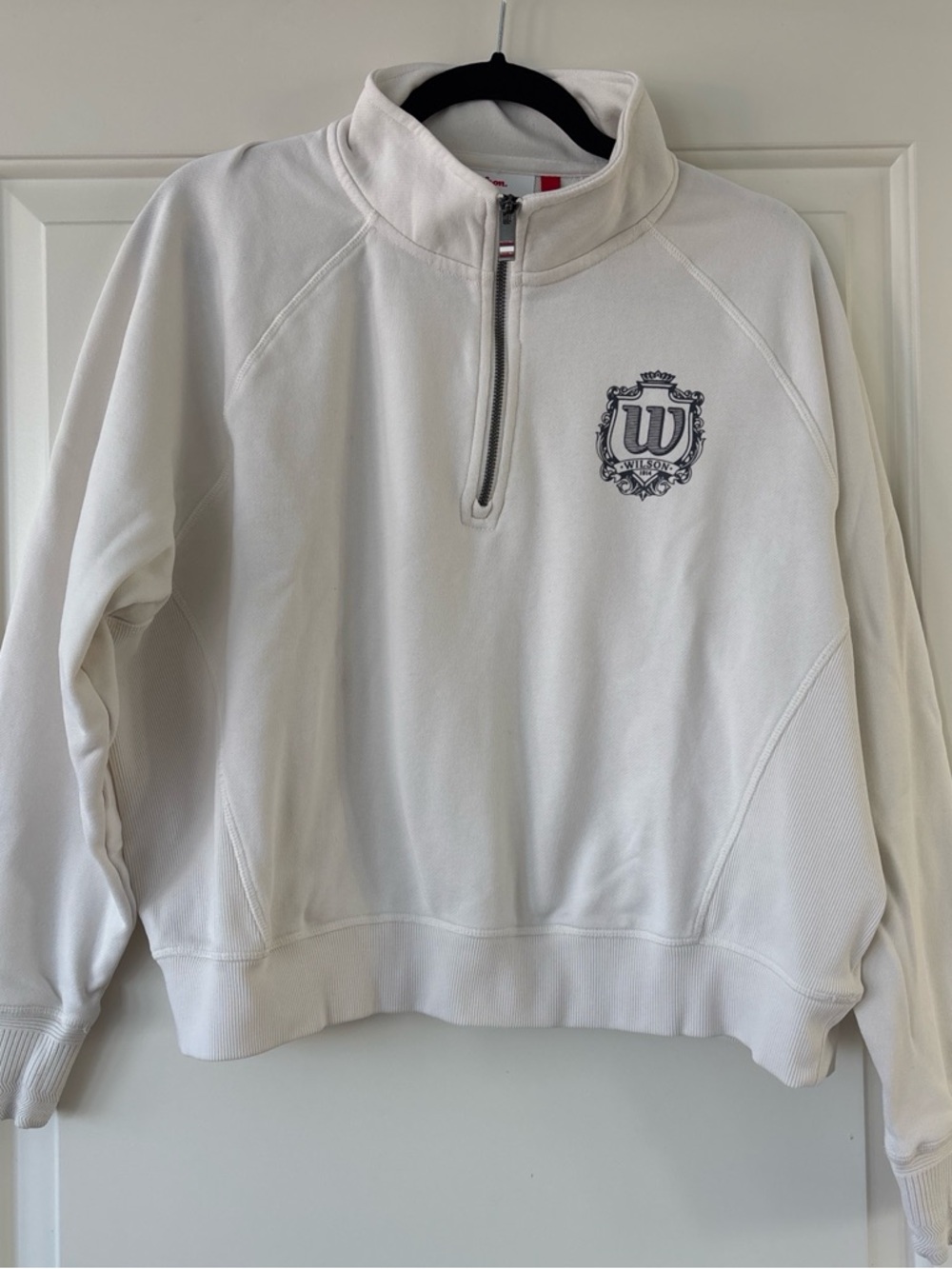 Wilson Sideline Half-Zip Sweatshirt Women’s XL in Sandrift